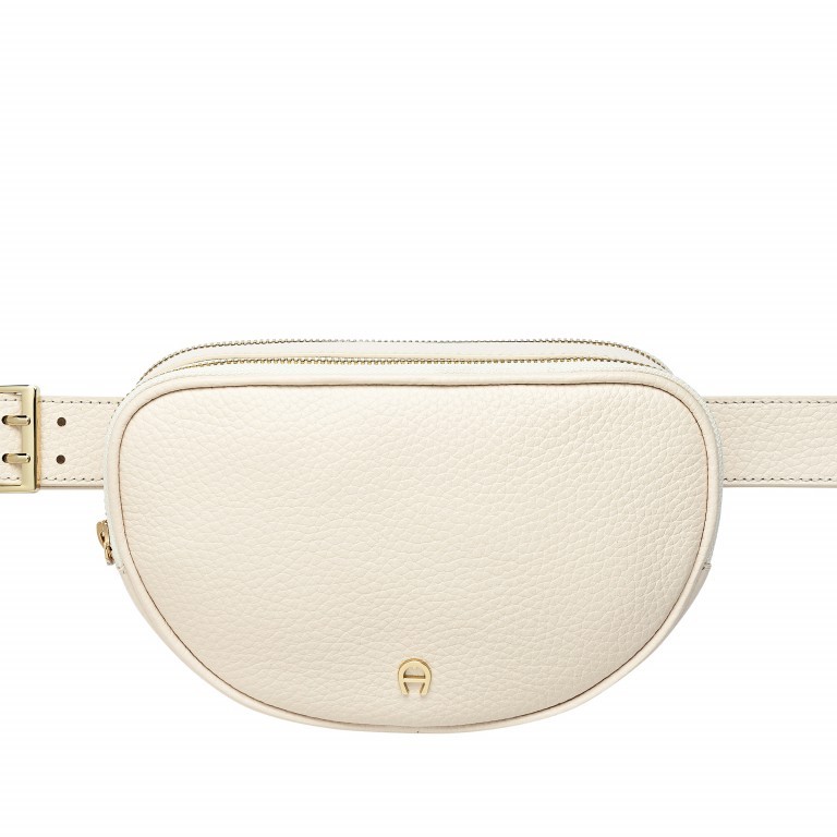 Gürteltasche Ivy Beltbag 160-531 Antique White, Farbe: beige, Marke: AIGNER, EAN: 4055539300127, Abmessungen in cm: 20x12.5x6, Bild 1 von 4