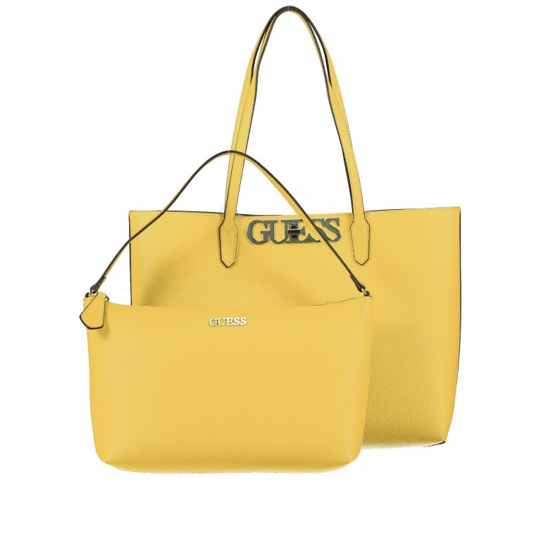 Shopper Uptown Chic Bag in Bag Yellow, Farbe: gelb, Marke: Guess, EAN: 0190231318699, Abmessungen in cm: 39x30.5x11.5, Bild 6 von 10