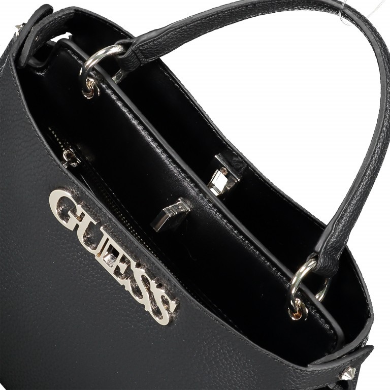 Handtasche Black, Farbe: schwarz, Marke: Guess, EAN: 0190231336662, Abmessungen in cm: 29.5x21x10.5, Bild 9 von 10