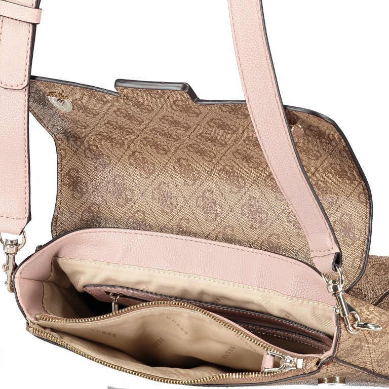 Umhängetasche Stone, Farbe: beige, Marke: Guess, EAN: 0190231337980, Abmessungen in cm: 26x18x9, Bild 7 von 8