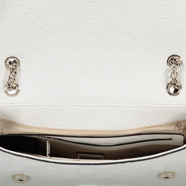 Umhängetasche Ivory, Farbe: weiß, Marke: Guess, EAN: 0190231336297, Abmessungen in cm: 26x18x8, Bild 8 von 9