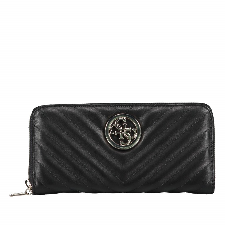 Geldbörse Black, Farbe: schwarz, Marke: Guess, EAN: 0190231335443, Abmessungen in cm: 20.5x10x2.5, Bild 1 von 6