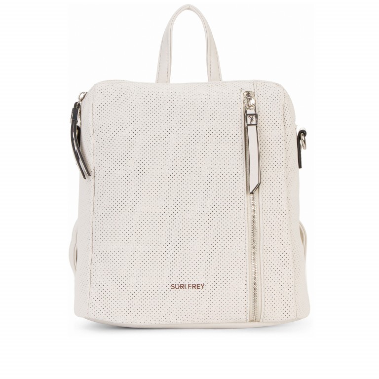 Rucksack Romy Hetty Ecru, Farbe: weiß, Marke: Suri Frey, EAN: 4056185112263, Abmessungen in cm: 27x25x16, Bild 1 von 8