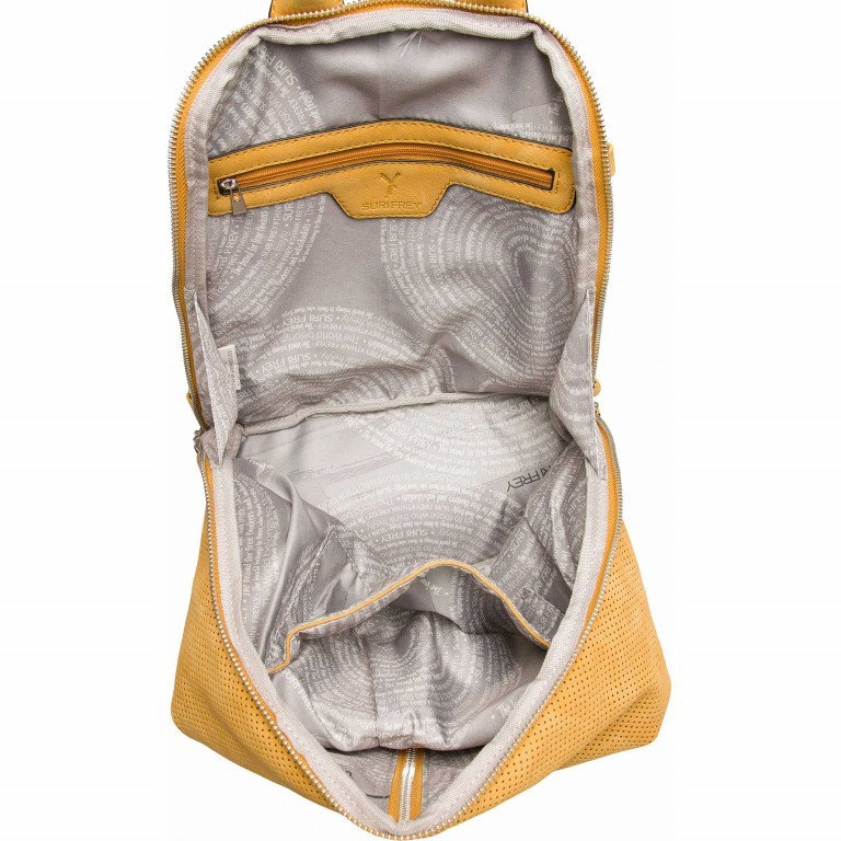 Rucksack Romy 11593 Yellow, Farbe: gelb, Marke: Suri Frey, EAN: 4056185120244, Abmessungen in cm: 29x26x14, Bild 6 von 6