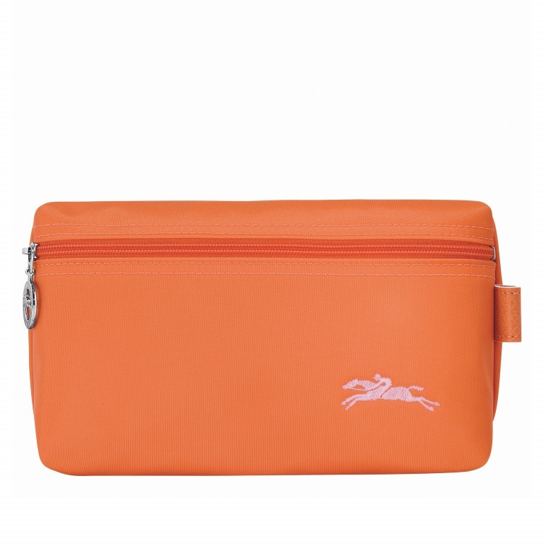 Kosmetiktasche Le Pliage Club Pochette Orange, Farbe: orange, Marke: Longchamp, EAN: 3597921821748, Abmessungen in cm: 20x12x6, Bild 1 von 1