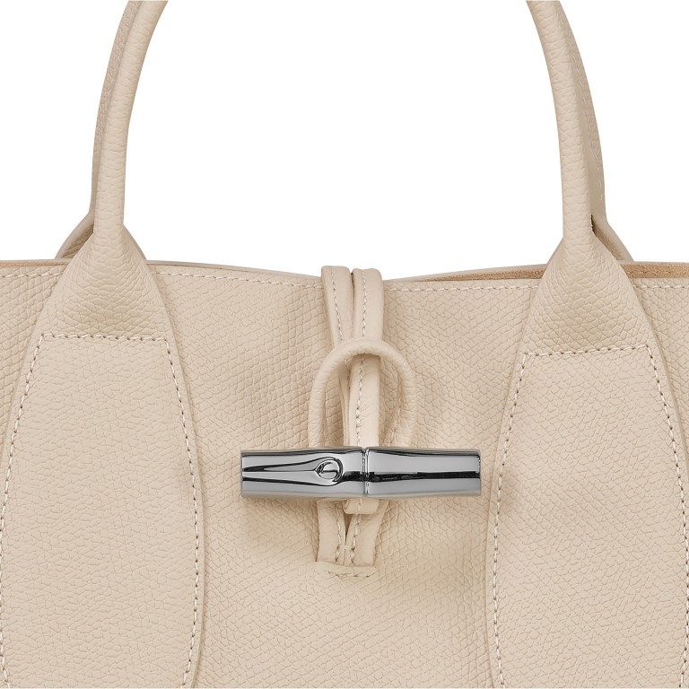 Handtasche Roseau Handtasche M Beige, Farbe: beige, Marke: Longchamp, EAN: 3597922262328, Abmessungen in cm: 30x23.5x12, Bild 7 von 7