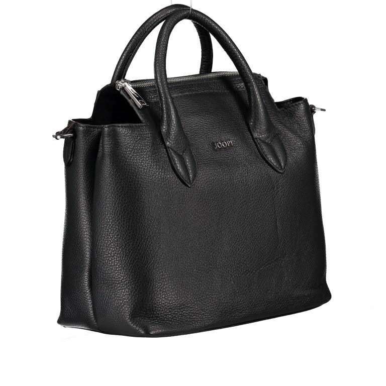 Handtasche Chiara Tonia SHZ Black, Farbe: schwarz, Marke: Joop!, EAN: 4053533801671, Abmessungen in cm: 26x22x14, Bild 2 von 7