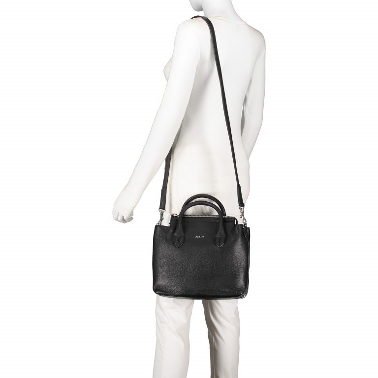 Handtasche Chiara Tonia SHZ Black, Farbe: schwarz, Marke: Joop!, EAN: 4053533801671, Abmessungen in cm: 26x22x14, Bild 4 von 7