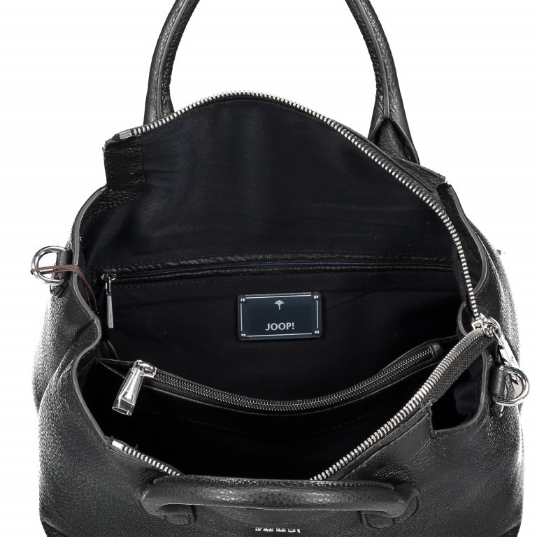 Handtasche Chiara Tonia SHZ Black, Farbe: schwarz, Marke: Joop!, EAN: 4053533801671, Abmessungen in cm: 26x22x14, Bild 7 von 7