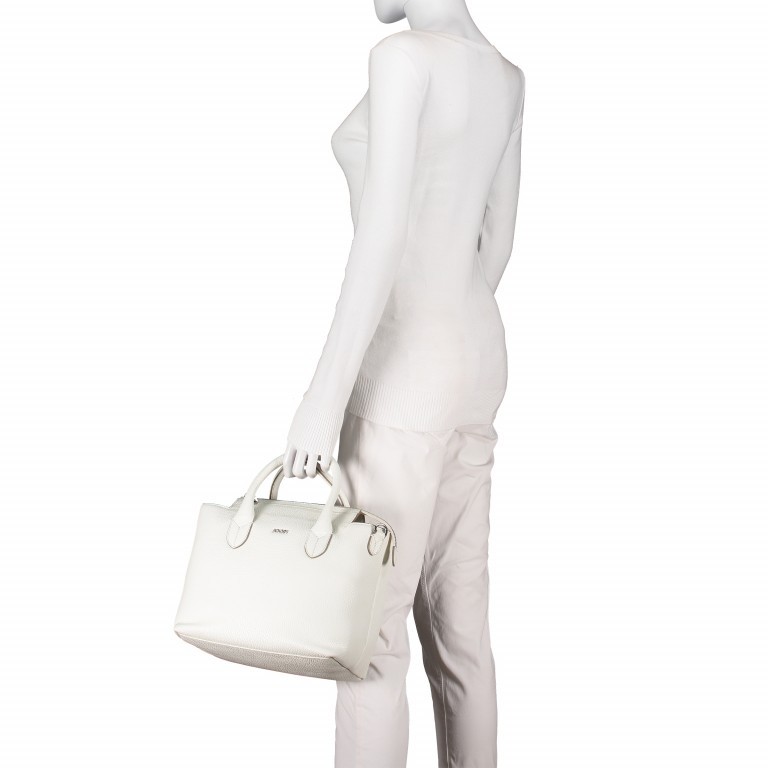 Handtasche Chiara Tonia SHZ White, Farbe: weiß, Marke: Joop!, EAN: 4053533802272, Abmessungen in cm: 26x22x14, Bild 6 von 8