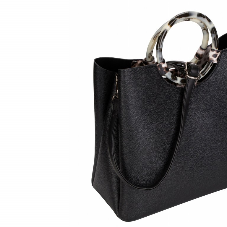 Handtasche Lotta Black, Farbe: schwarz, Marke: Emily & Noah, EAN: 4049391282707, Abmessungen in cm: 30x25x15, Bild 9 von 11