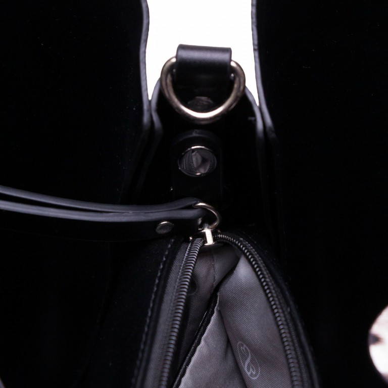Handtasche Lotta Black, Farbe: schwarz, Marke: Emily & Noah, EAN: 4049391282707, Abmessungen in cm: 30x25x15, Bild 10 von 11