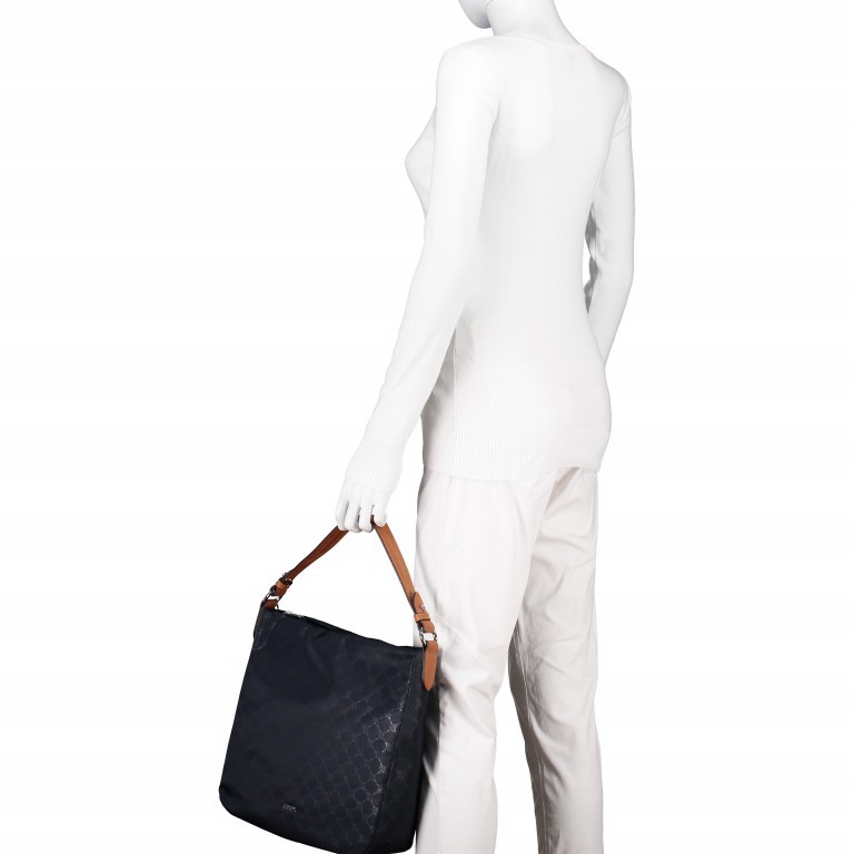 Beuteltasche Nylon Cornflower Dina LVZ Light Grey, Farbe: grau, Marke: Joop!, EAN: 4053533801091, Abmessungen in cm: 30x30x9, Bild 7 von 8