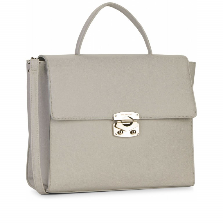 Umhängetasche Luca Light Grey, Farbe: grau, Marke: Emily & Noah, EAN: 4049391283933, Abmessungen in cm: 33x29x13, Bild 2 von 5