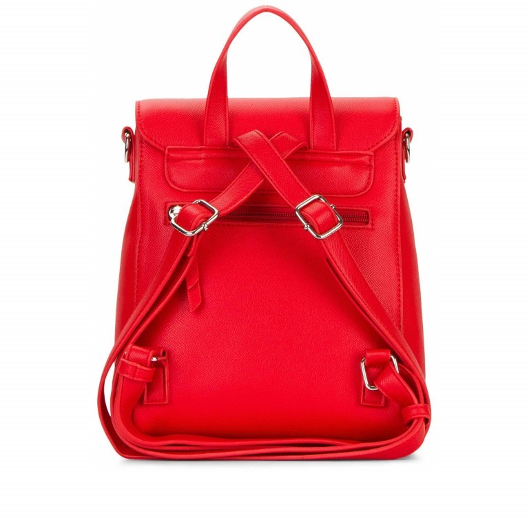 Rucksack Luca Red, Farbe: rot/weinrot, Marke: Emily & Noah, EAN: 4049391284084, Abmessungen in cm: 21x27x10, Bild 4 von 5