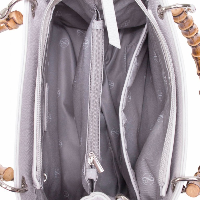Handtasche Lexa Ecru, Farbe: beige, Marke: Emily & Noah, EAN: 4049391285241, Abmessungen in cm: 27x18x10.5, Bild 6 von 9