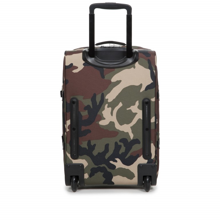 Reisetasche Tranverz S Smiley Camo, Farbe: grün/oliv, Marke: Eastpak, EAN: 5400879215546, Abmessungen in cm: 32.5x51x23, Bild 3 von 9