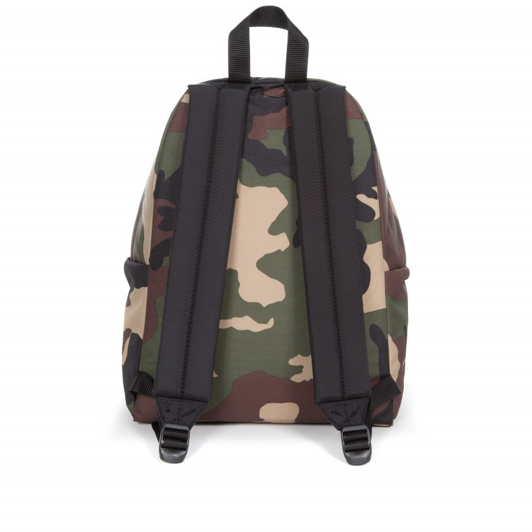 Rucksack Padded Pak'r Smiley Camo, Farbe: grün/oliv, Marke: Eastpak, EAN: 5400879216253, Abmessungen in cm: 32x39x17, Bild 2 von 8