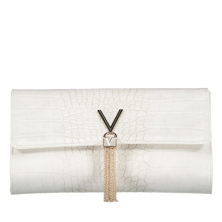 Umhängetasche Audrey Bianco, Farbe: weiß, Marke: Valentino Bags, EAN: 8058043037042, Abmessungen in cm: 27x16x6, Bild 7 von 7