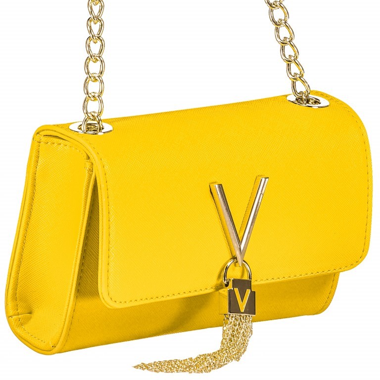 Umhängetasche Divina Limone, Farbe: gelb, Marke: Valentino Bags, EAN: 8058043025506, Abmessungen in cm: 17x11.5x5, Bild 2 von 6