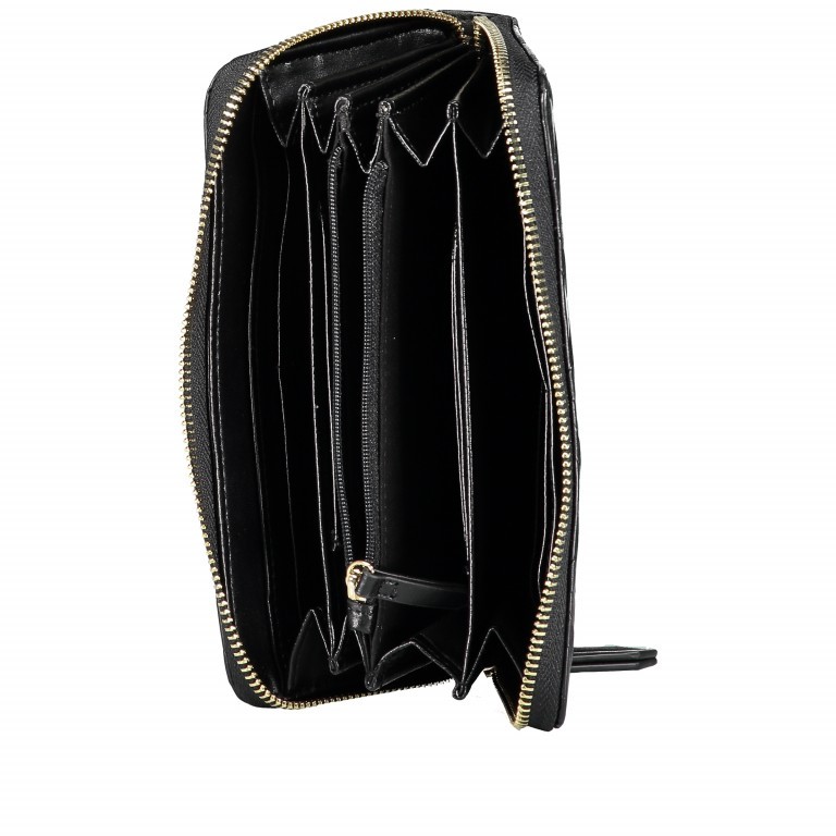 Geldbörse Fauno Nero, Farbe: schwarz, Marke: Valentino Bags, EAN: 8058043054308, Abmessungen in cm: 19.5x10x2.5, Bild 5 von 5