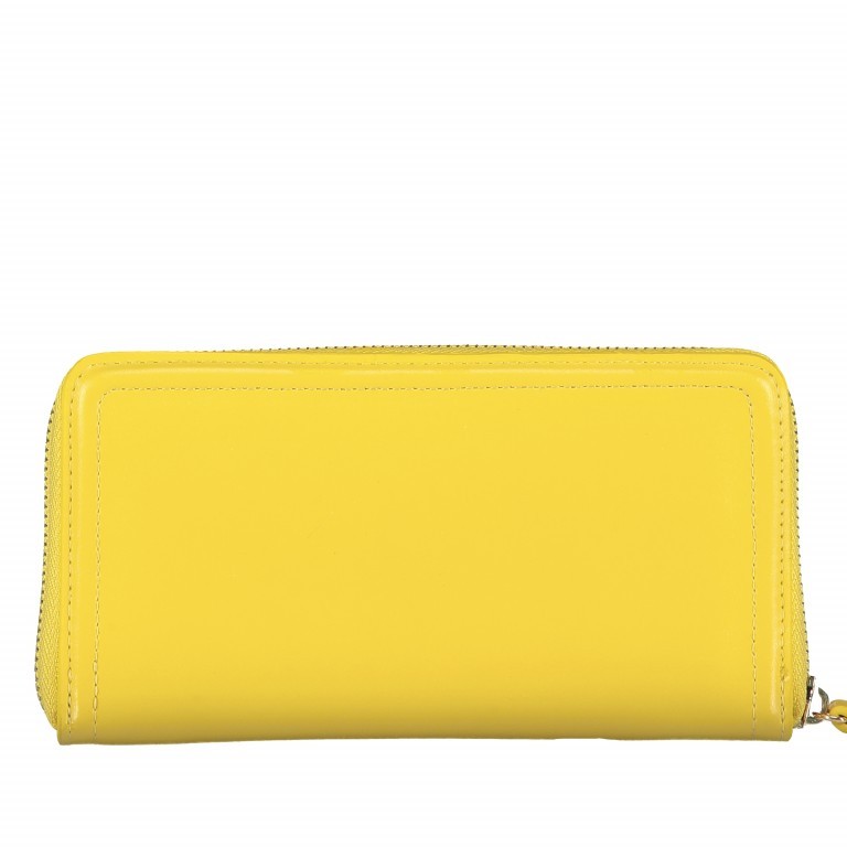 Geldbörse Bicorno Limone, Farbe: gelb, Marke: Valentino Bags, EAN: 8058043045498, Abmessungen in cm: 19x10x3, Bild 3 von 4