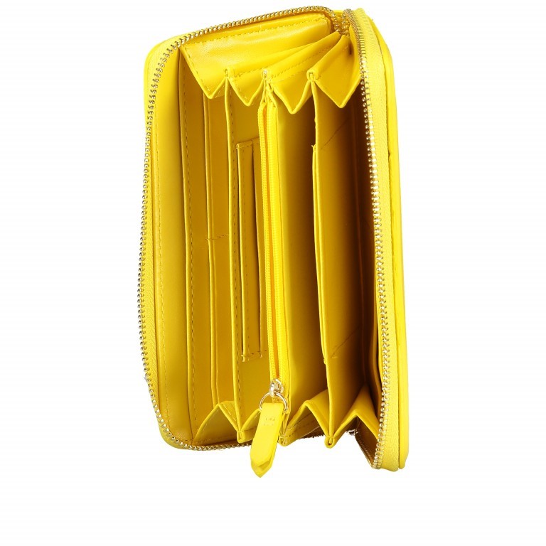 Geldbörse Bicorno Limone, Farbe: gelb, Marke: Valentino Bags, EAN: 8058043045498, Abmessungen in cm: 19x10x3, Bild 4 von 4