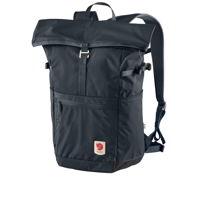Rucksack High Coast Foldsack Volumen 24 Liter Navy, Farbe: blau/petrol, Marke: Fjällräven, EAN: 7323450598181, Abmessungen in cm: 26x45x20, Bild 2 von 11