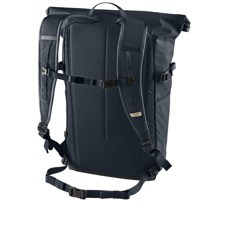 Rucksack High Coast Foldsack Volumen 24 Liter Navy, Farbe: blau/petrol, Marke: Fjällräven, EAN: 7323450598181, Abmessungen in cm: 26x45x20, Bild 3 von 11