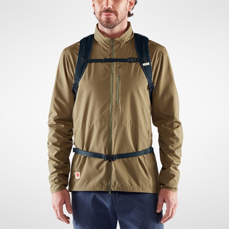 Rucksack High Coast Rolltop Volumen 26 Liter Navy, Farbe: blau/petrol, Marke: Fjällräven, EAN: 7323450598273, Abmessungen in cm: 26x48x20, Bild 5 von 10
