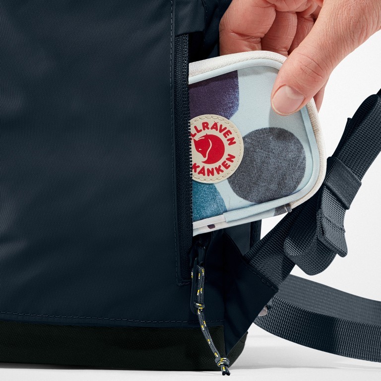 Rucksack High Coast Rolltop Volumen 26 Liter Navy, Farbe: blau/petrol, Marke: Fjällräven, EAN: 7323450598273, Abmessungen in cm: 26x48x20, Bild 10 von 10