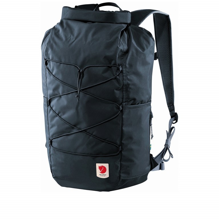 Rucksack High Coast Rolltop Volumen 26 Liter Navy, Farbe: blau/petrol, Marke: Fjällräven, EAN: 7323450598273, Abmessungen in cm: 26x48x20, Bild 1 von 10