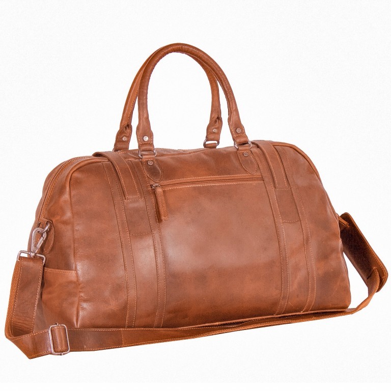 Reisetasche Avan Cognac, Farbe: cognac, Marke: The Chesterfield Brand, EAN: 8719241023335, Abmessungen in cm: 55x28x27, Bild 3 von 5