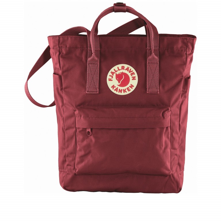 Tasche Kånken Totepack Ox Red, Farbe: rot/weinrot, Marke: Fjällräven, EAN: 7323450598334, Abmessungen in cm: 30x36x15, Bild 1 von 8