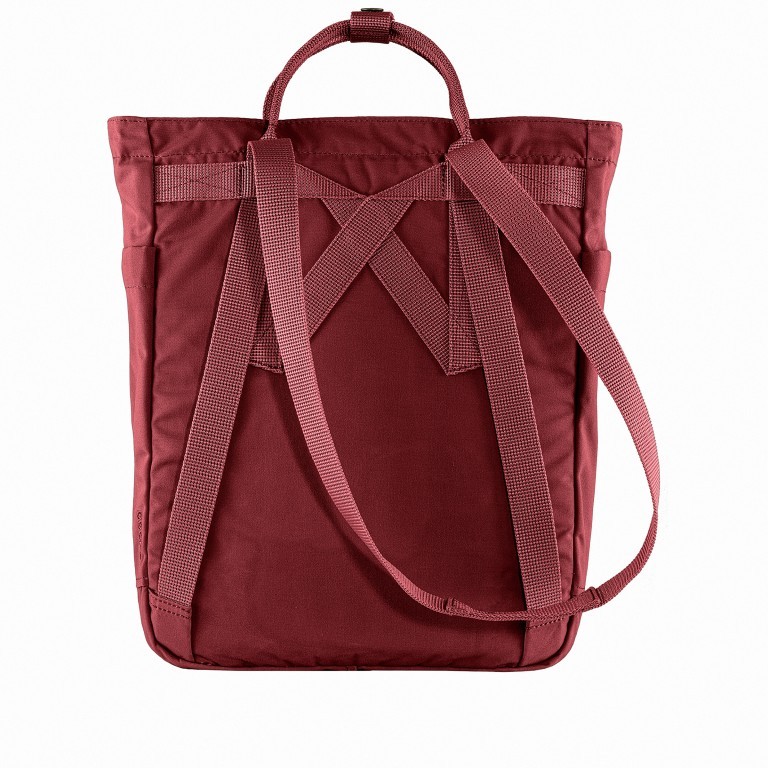 Tasche Kånken Totepack Ox Red, Farbe: rot/weinrot, Marke: Fjällräven, EAN: 7323450598334, Abmessungen in cm: 30x36x15, Bild 3 von 8