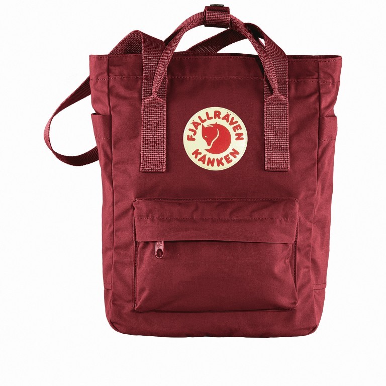 Tasche Kånken Totepack Mini Ox Red, Farbe: rot/weinrot, Marke: Fjällräven, EAN: 7323450598419, Abmessungen in cm: 25x30x13, Bild 1 von 8