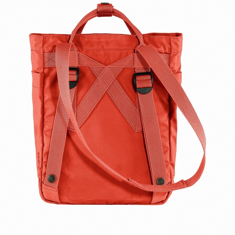 Tasche Kånken Totepack Mini Rowan Red, Farbe: orange, Marke: Fjällräven, EAN: 7323450598426, Abmessungen in cm: 25x30x13, Bild 3 von 8