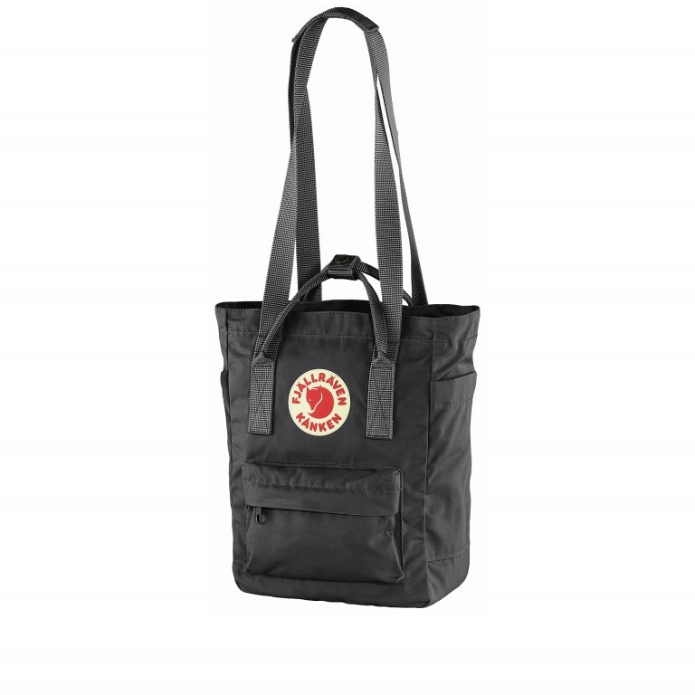 Tasche Kånken Totepack Mini Black, Farbe: schwarz, Marke: Fjällräven, EAN: 7323450598433, Abmessungen in cm: 25x30x13, Bild 2 von 8