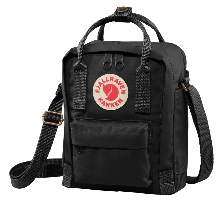 Umhängetasche Kånken Sling Black, Farbe: schwarz, Marke: Fjällräven, EAN: 7323450597801, Abmessungen in cm: 15x20x11, Bild 1 von 10