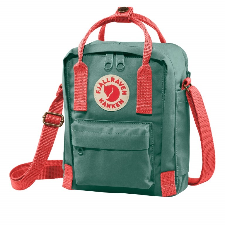 Umhängetasche Kånken Sling Frost Green Peach Pink, Farbe: grün/oliv, Marke: Fjällräven, EAN: 7323450597825, Abmessungen in cm: 15x20x11, Bild 1 von 13