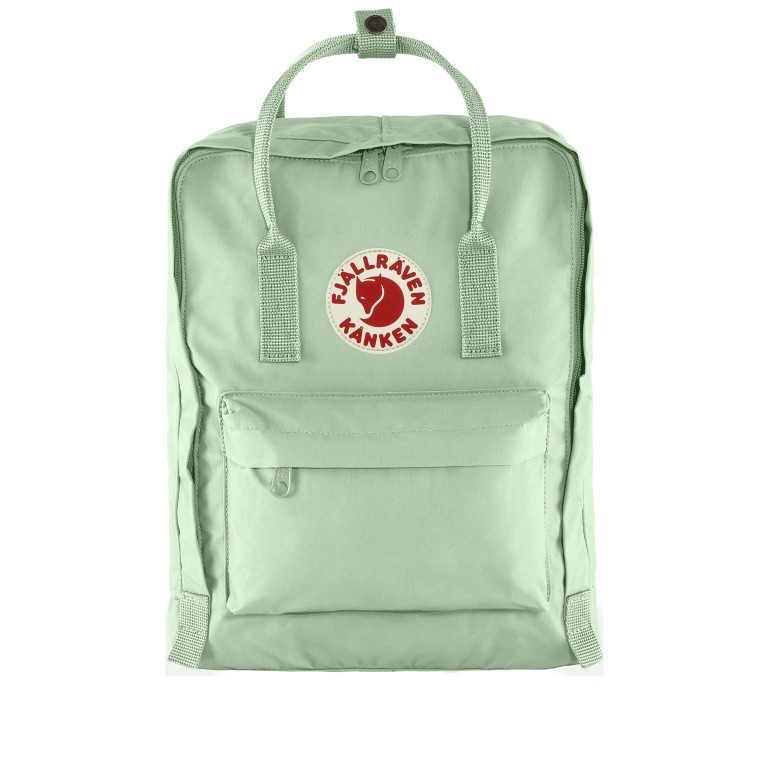 Rucksack Kånken Mint Green, Farbe: grün/oliv, Marke: Fjällräven, EAN: 7323450598051, Abmessungen in cm: 27x38x13, Bild 1 von 15