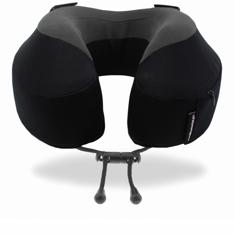 Nackenkissen Evolution S3 Jet Black, Farbe: schwarz, Marke: Cabeau, EAN: 0815158012955, Abmessungen in cm: 24x25x13, Bild 2 von 8