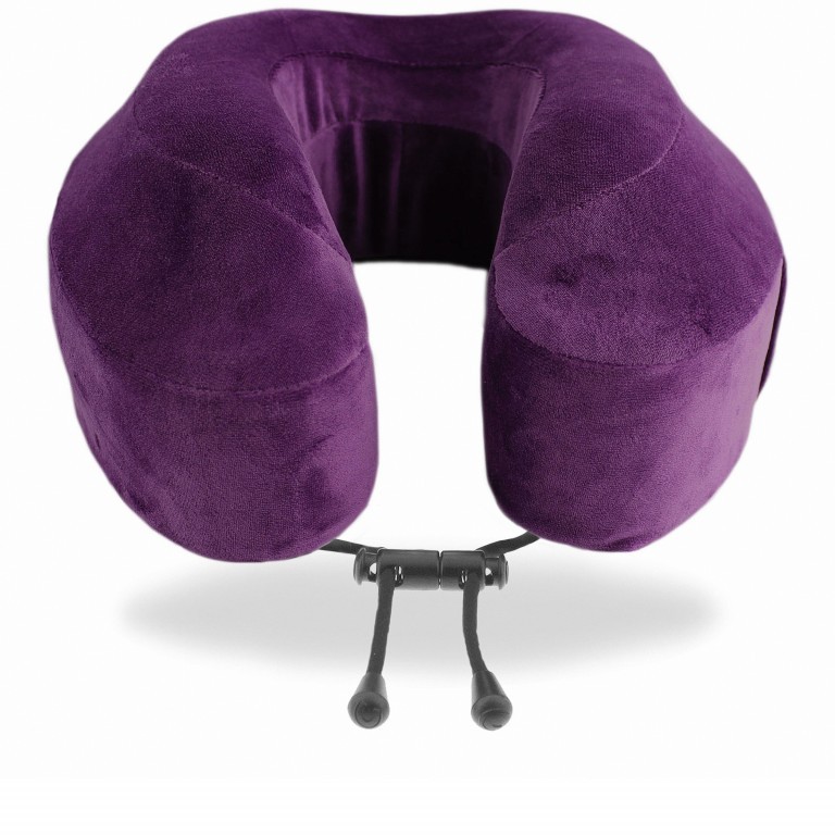 Nackenkissen Evolution Classic Plum, Farbe: flieder/lila, Marke: Cabeau, EAN: 0815158013099, Abmessungen in cm: 24x25x13, Bild 2 von 5