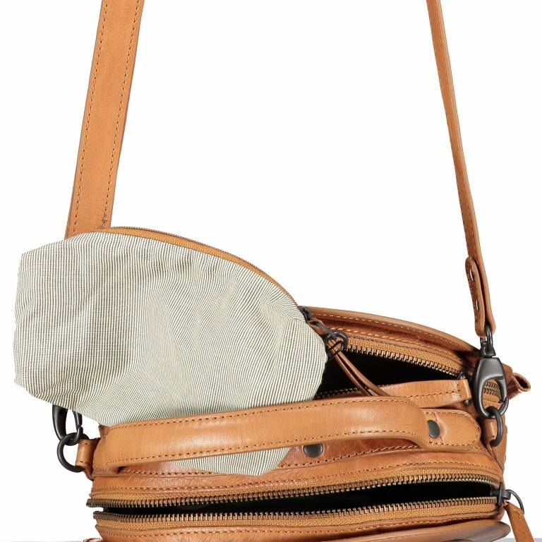 Umhängetasche Grandma's Luxury Club Mrs. Croissant Caramel, Farbe: cognac, Marke: Aunts & Uncles, EAN: 4250394956223, Abmessungen in cm: 21x20x7.5, Bild 10 von 10