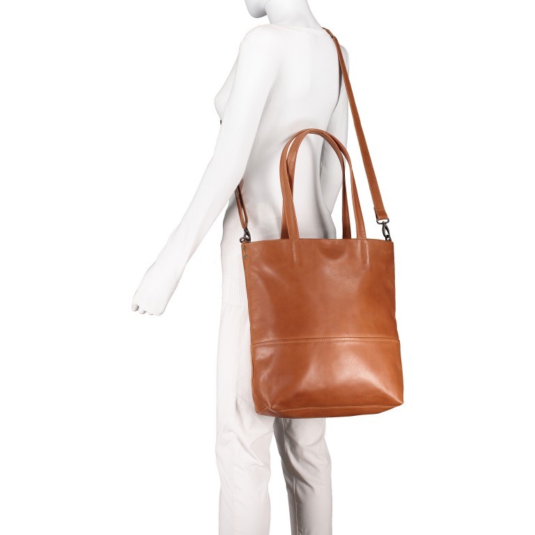 Shopper Jamie's Orchard Kiwano Cognac, Farbe: cognac, Marke: Aunts & Uncles, EAN: 4250394959187, Abmessungen in cm: 37.5x37.5x9, Bild 6 von 10