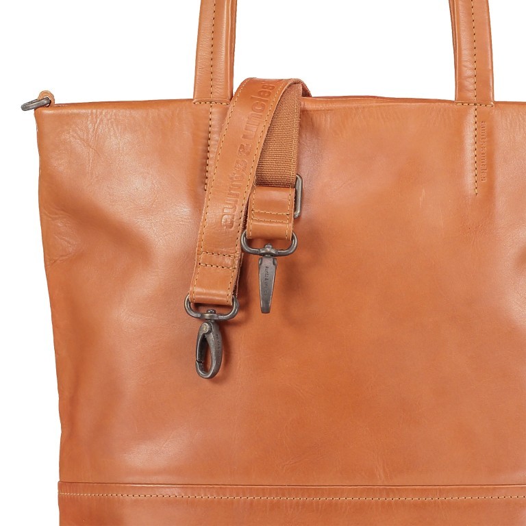 Shopper Jamie's Orchard Kiwano Cognac, Farbe: cognac, Marke: Aunts & Uncles, EAN: 4250394959187, Abmessungen in cm: 37.5x37.5x9, Bild 9 von 10