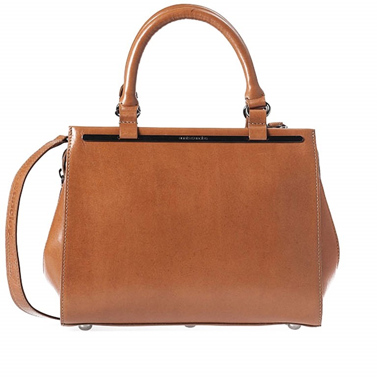 Tasche Madame Chic Fleur Bisquit, Farbe: cognac, Marke: Aunts & Uncles, EAN: 4250394955424, Abmessungen in cm: 26.5x22x7.5, Bild 1 von 11