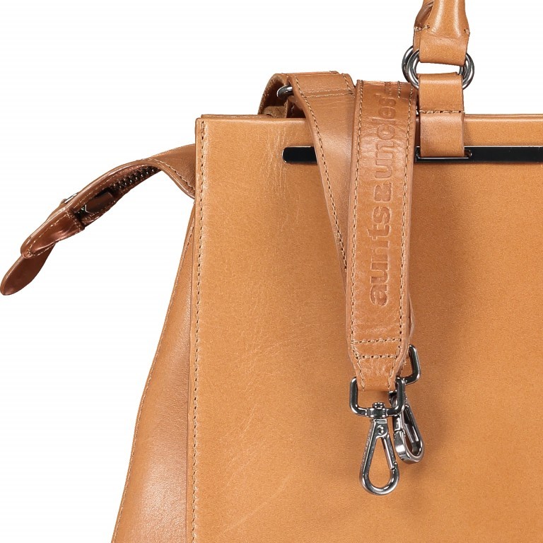 Handtasche Madame Chic Vivienne Bisquit, Farbe: cognac, Marke: Aunts & Uncles, EAN: 4250394955493, Abmessungen in cm: 34.5x27x10.5, Bild 8 von 11