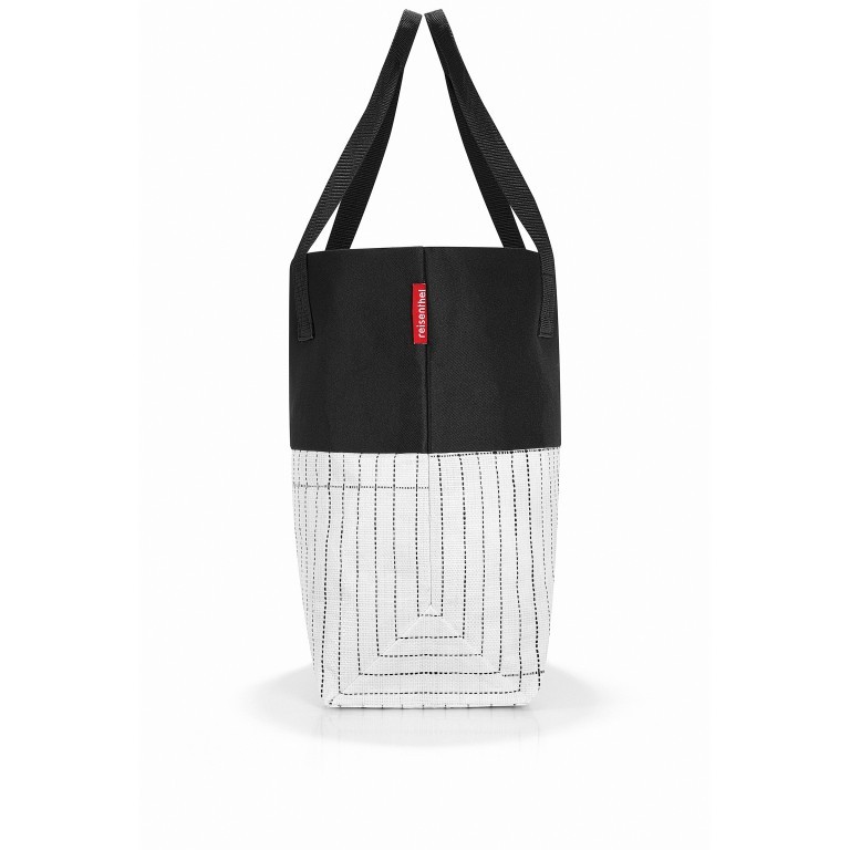 Shopper Urban Paris Black White, Farbe: weiß, Marke: Reisenthel, EAN: 4012013704253, Abmessungen in cm: 40x48x18, Bild 2 von 2