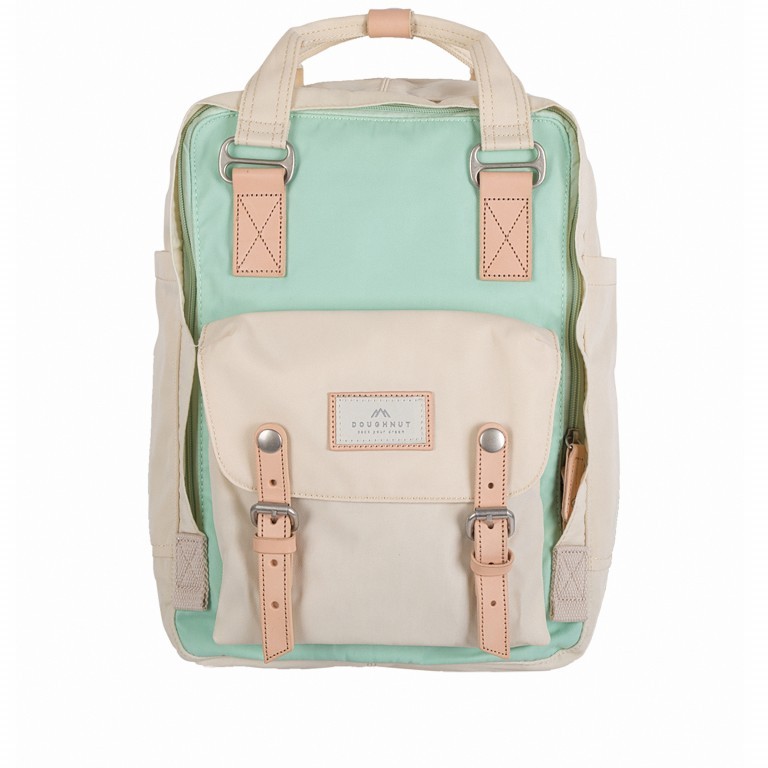 Rucksack Macaroon Bicolor Volumen 16 Liter Soda Cream, Farbe: grün/oliv, Marke: Doughnut, EAN: 4897065906981, Abmessungen in cm: 28x38x11, Bild 1 von 8